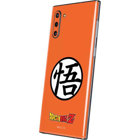 Dragon Ball Z Goku Iconic Kanji Symbol Galaxy Note 10 Skin